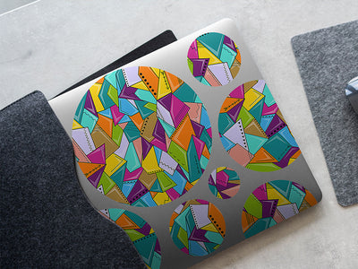 artistic endeavors mosaic DIY Laptop Stickers