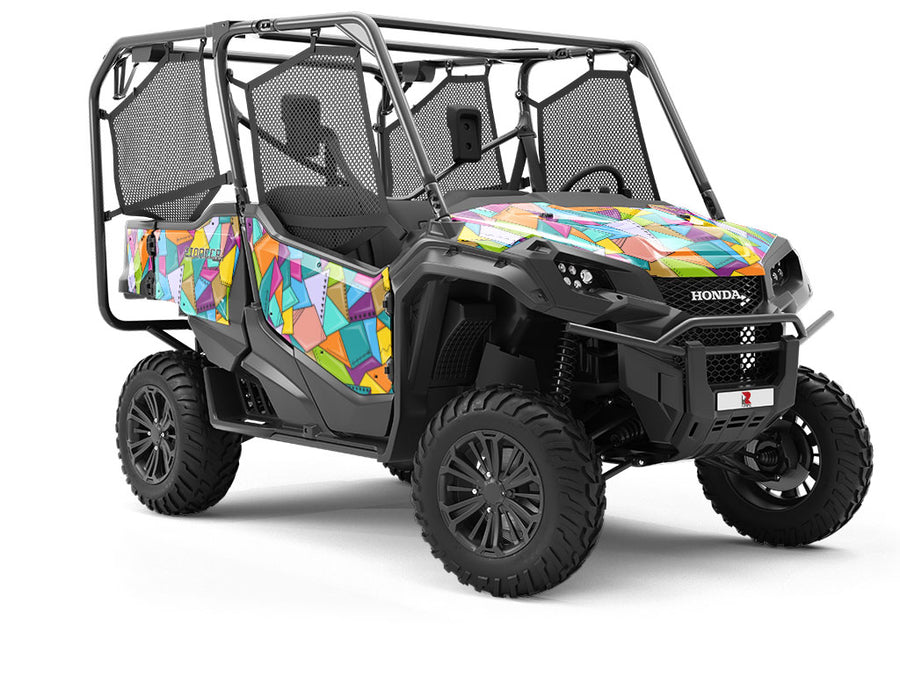 Artistic Endeavors Mosaic Utility Vehicle Vinyl Wrap
