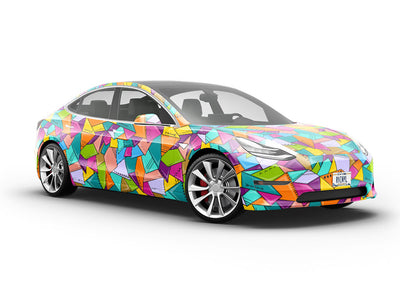 Artistic Endeavors Mosaic Vehicle Vinyl Wrap