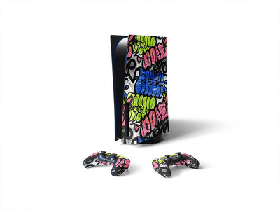 artistic foundations graffiti Sony PS5 DIY Skin