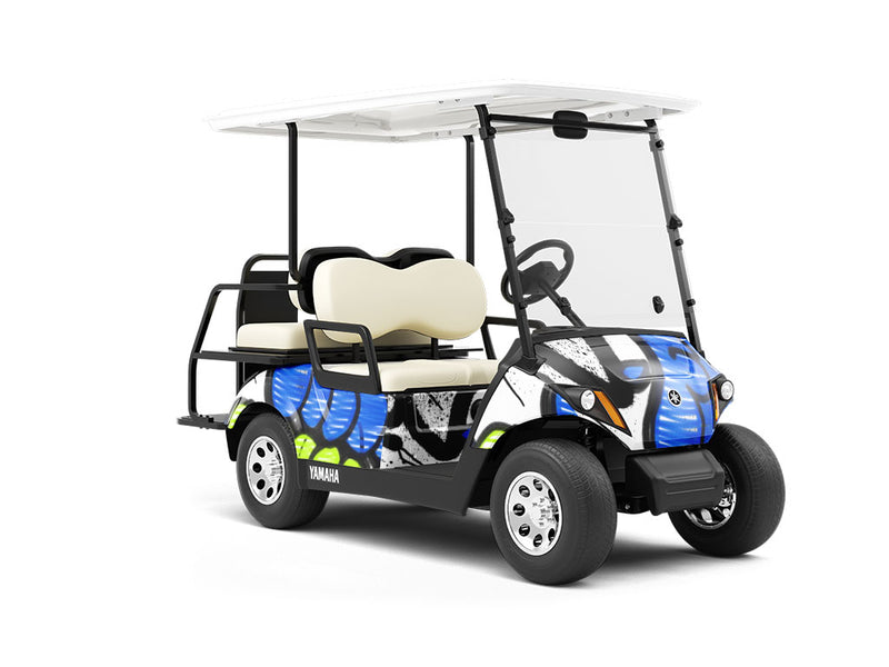 Artistic Foundations Graffiti Wrapped Golf Cart