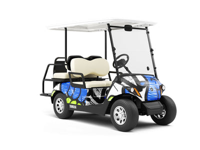 Artistic Foundations Graffiti Wrapped Golf Cart