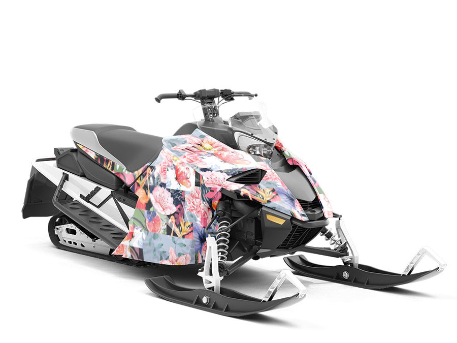 Artistic Inspiration Sticker Bomb Custom Wrapped Snowmobile