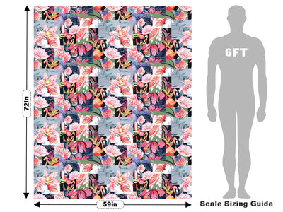 Artistic Inspiration Sticker Bomb Vehicle Wrap Scale~Rwraps Series 914 Artistic Inspiration Sticker Bomb Measurements~2