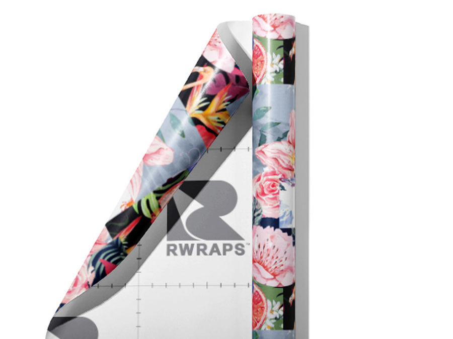 Artistic Inspiration Sticker Bomb Wrap Film Sheets~Rwraps Series 914 Artistic Inspiration Sticker Bomb Scrolled Sheet~4