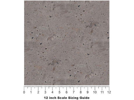 Ash  Adoquin Vinyl Film Pattern Size 12 inch Scale~Rwraps Ash  Adoquin Sizing Chart~2