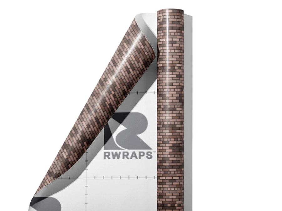 Ash Grey Brick Wrap Film Sheets~Rwraps Series 914 Ash Grey Brick Scrolled Sheet~4