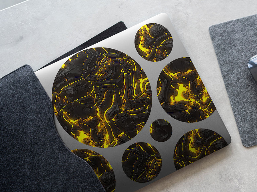 ashen tephra lava DIY Laptop Stickers