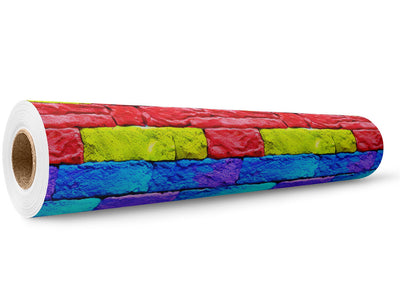 Ashlar  Brick Wrap Film Wholesale Roll~Rwraps Series 914 Digitally Printed Vinyl Roll~5