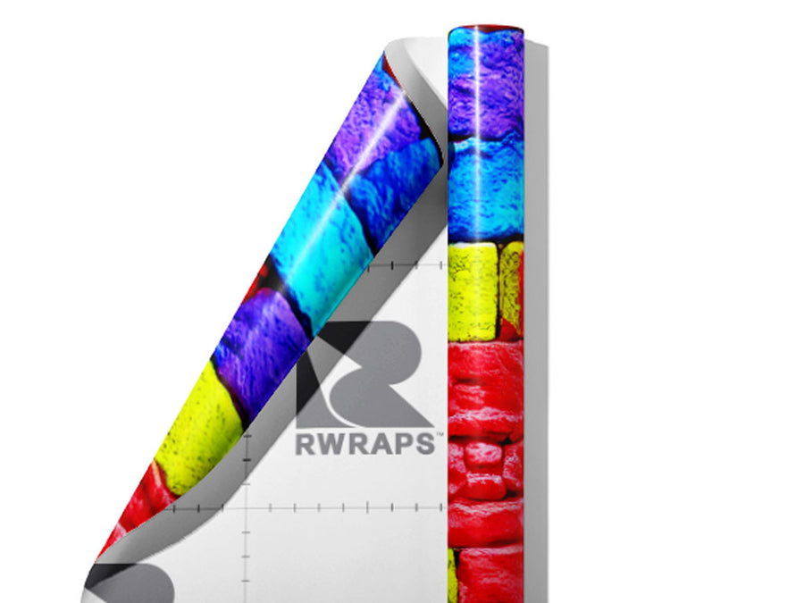 Ashlar  Brick Wrap Film Sheets~Rwraps Series 914 Ashlar  Brick Scrolled Sheet~4