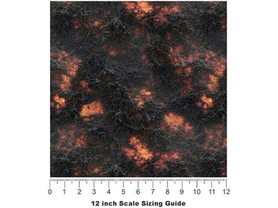 Ashy Skies Lava Vinyl Film Pattern Size 12 inch Scale~Rwraps Ashy Skies Lava Sizing Chart~2