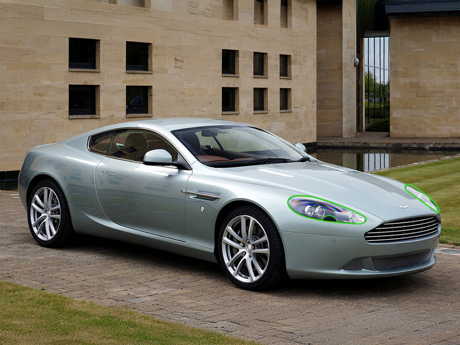 aston martin db9 2005-2010 Headlight Protection Installation Location