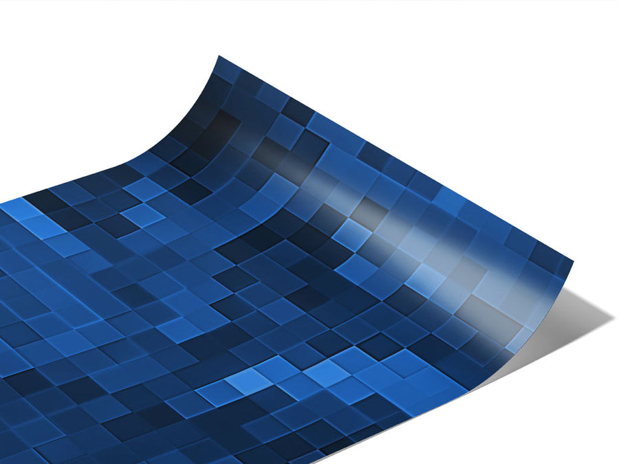Astro Navy Pixel Vinyl Wraps~Rwraps Series 914 Digitally Printed Vinyl Wrap~0