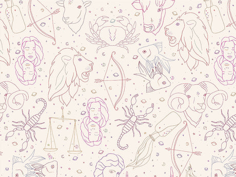 Astrological Outlines Astrology Vinyl Wrap Pattern~Rwraps Series 914 Digitally Printed Vinyl Wrap~0