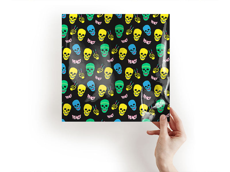 at peace skull and bones Craft Sheets