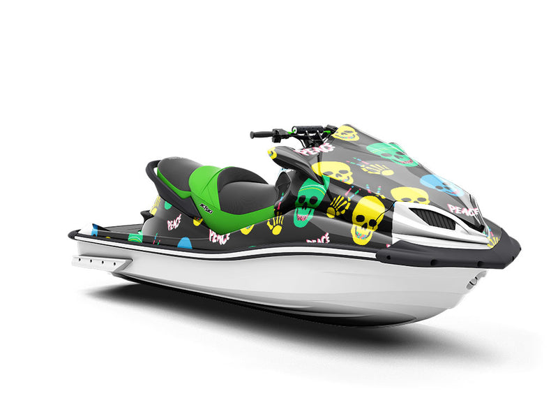 At Peace Halloween Jet Ski Vinyl Customized Wrap