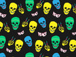 At Peace Halloween Vinyl Wrap Pattern~Rwraps Series 914 Digitally Printed Vinyl Wrap~0