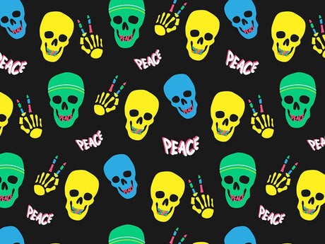 At Peace Halloween Vinyl Wrap Pattern~Rwraps Series 914 Digitally Printed Vinyl Wrap~0