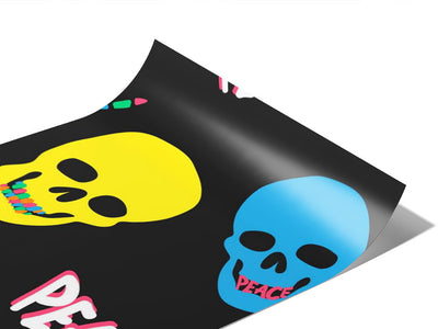 At Peace Halloween Vinyl Wraps~Rwraps Series 914 Digitally Printed Vinyl Wrap~0