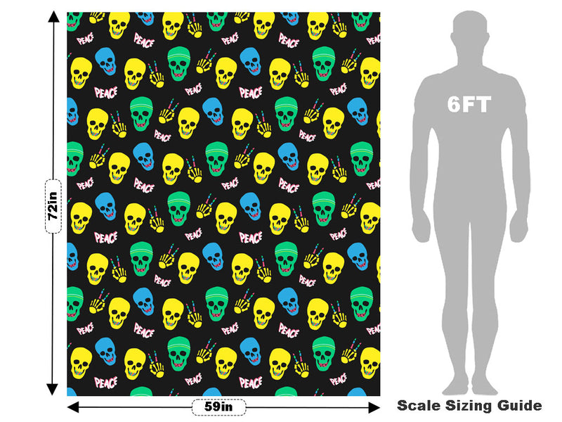 At Peace Halloween Vehicle Wrap Scale~Rwraps Series 914 At Peace Halloween Measurements~1