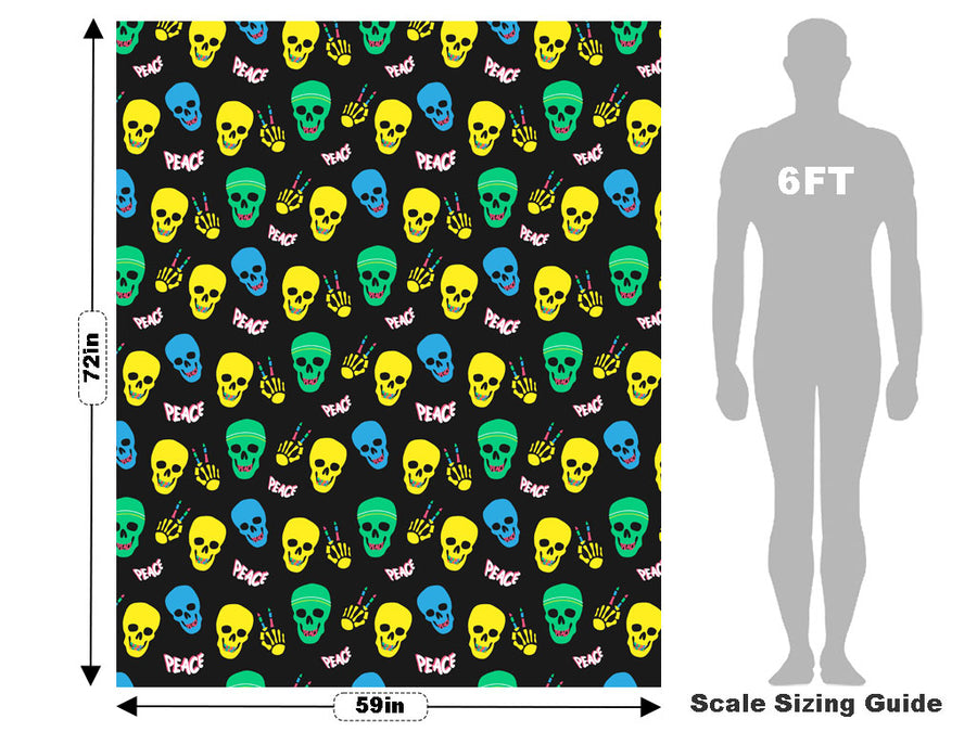 At Peace Halloween Vehicle Wrap Scale~Rwraps Series 914 At Peace Halloween Measurements~1