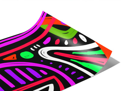 Atlantic City Abstract Vinyl Wraps~Rwraps Series 914 Digitally Printed Vinyl Wrap~0