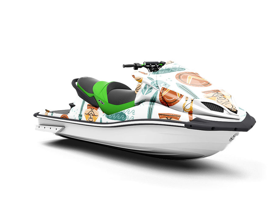 Atlas Pillars Greco Roman Jet Ski Vinyl Customized Wrap