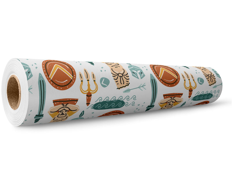 Atlas Pillars Greco Roman Wrap Film Wholesale Roll~Rwraps Series 914 Digitally Printed Vinyl Roll~5