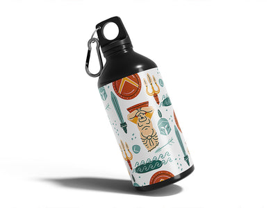 atlas pillars greco roman Water Bottle DIY Stickers