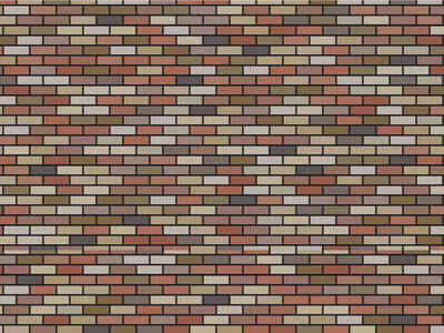 Auburn  Brick Vinyl Wrap Pattern~Rwraps Series 914 Digitally Printed Vinyl Wrap~0