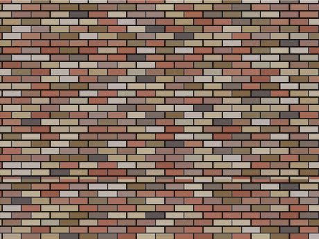 Auburn  Brick Vinyl Wrap Pattern~Rwraps Series 914 Digitally Printed Vinyl Wrap~0