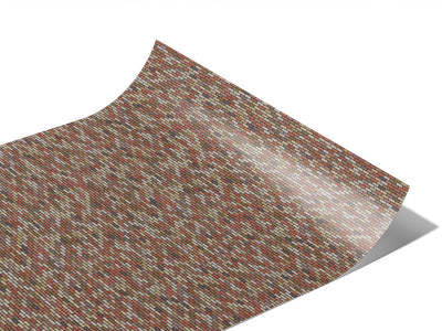 Auburn  Brick Vinyl Wraps~Rwraps Series 914 Digitally Printed Vinyl Wrap~1
