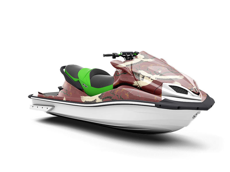 Auburn Flight Birds Jet Ski Vinyl Customized Wrap