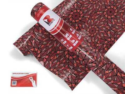 auburn star stained glass Craft Vinyl Roll