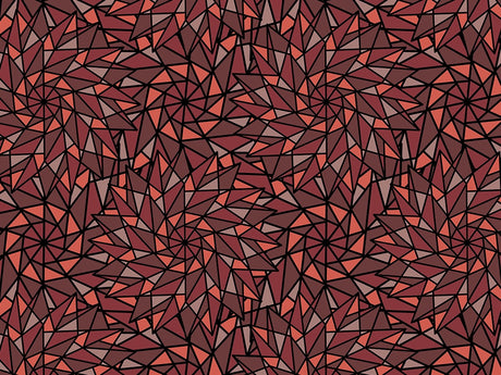 Auburn Star Stained Glass Vinyl Wrap Pattern~Rwraps Series 914 Digitally Printed Vinyl Wrap~0