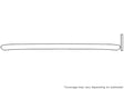 90 3M Clear Bra Bumper Precut PPF Diagram