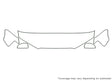 a3 3M Clear Bra Hood Precut PPF Diagram