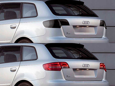 a3 Before and After Smoked Taillights