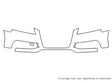 a3 3M Clear Bra Bumper Precut PPF Diagram