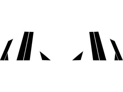 audi a3 2015-2020 (4 door) Camo Pillar Trim Diagram