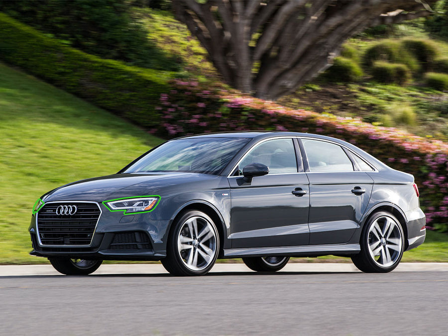 audi a3 2017-2020 Headlight Protection Installation Location