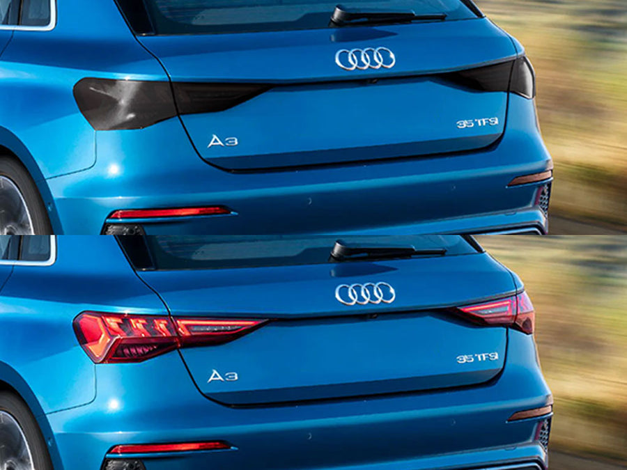 a3 (sedan / convertible) Before and After Smoked Taillights