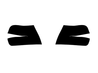 a4 (sedan) Precut Tail Light Tint Diagram