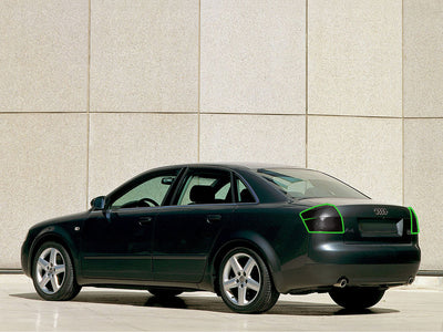 a4 (sedan) Tail Light Tint Installation Points
