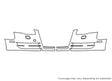 a4 Avery Dennison Clear Bra Bumper Precut PPF Diagram