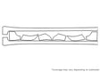 a4 Avery Dennison Clear Bra Door Cup Precut PPF Diagram