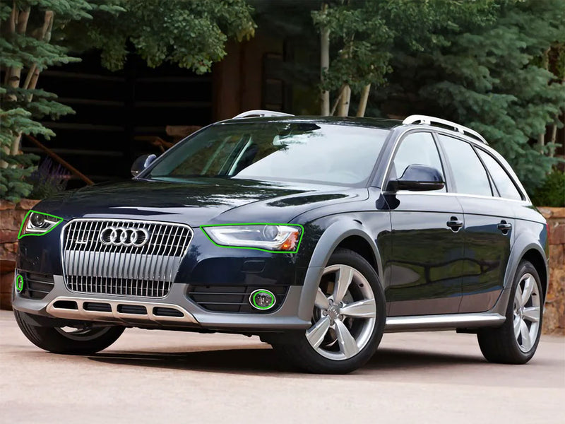 audi a4 2013-2016 (allroad) Headlight Protection Installation Location