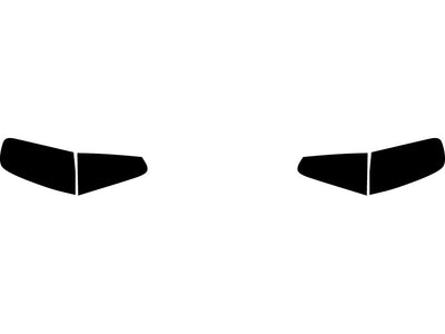 a4 (sedan) Precut Tail Light Tint Diagram