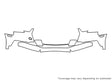 a4 Avery Dennison Clear Bra Bumper Precut PPF Diagram