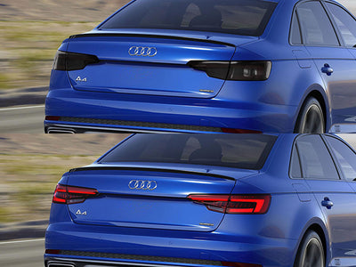 a4 (sedan) Before and After Smoked Taillights